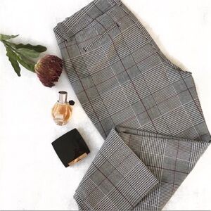 A NEW DAY Chic Black and White Plaid Cropped Pants 2